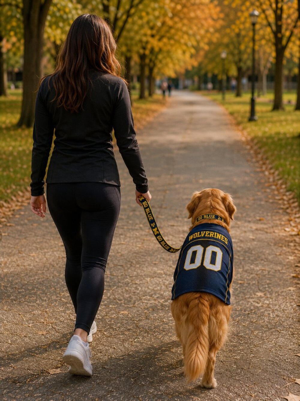 Pets First - University of Michigan - Pet Jersey, Leash and Collar